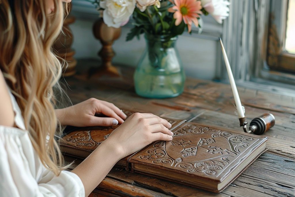 Créez votre légende avec un journal intime personnalisé en cuir pour femme