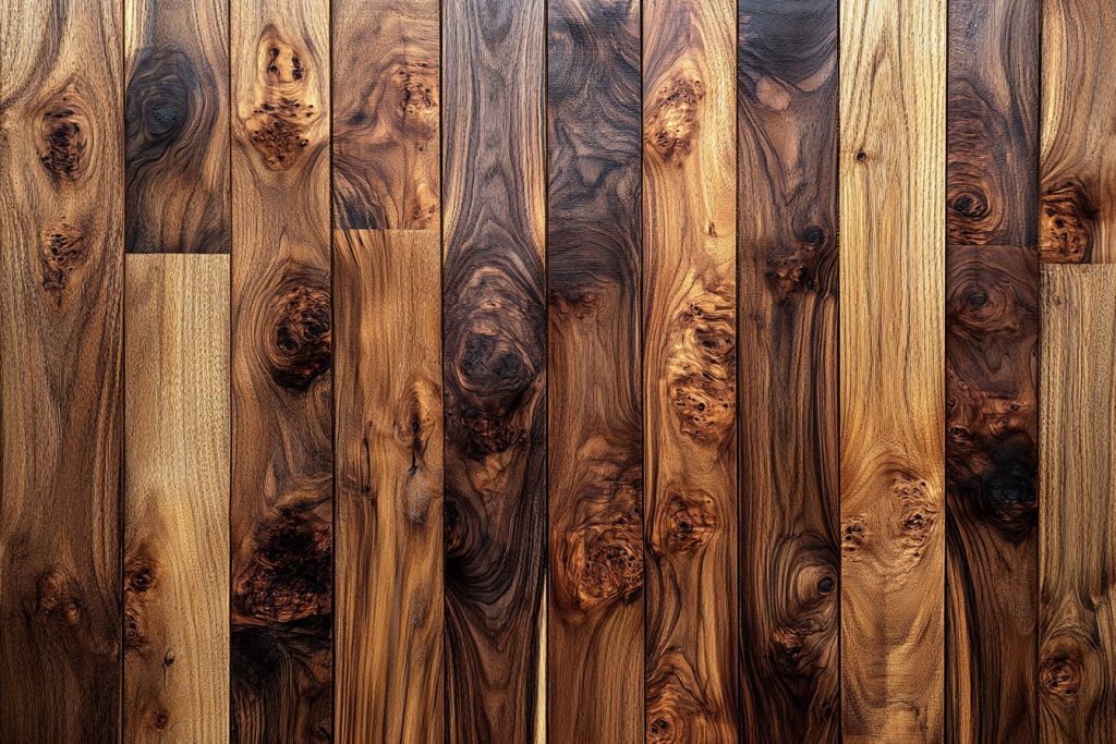 Le must-have de la décoration intérieure : le parement en bois de noyer pour un mur design et authentique