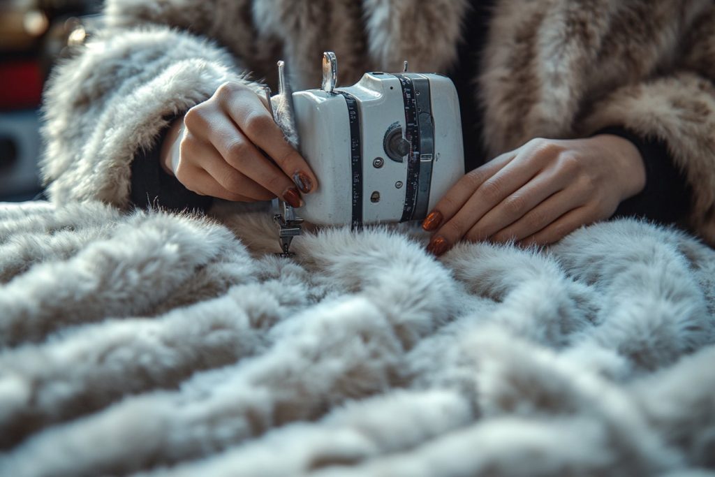 La tendance de l’hiver : coudre avec du tissu en fausse fourrure teddy au mètre