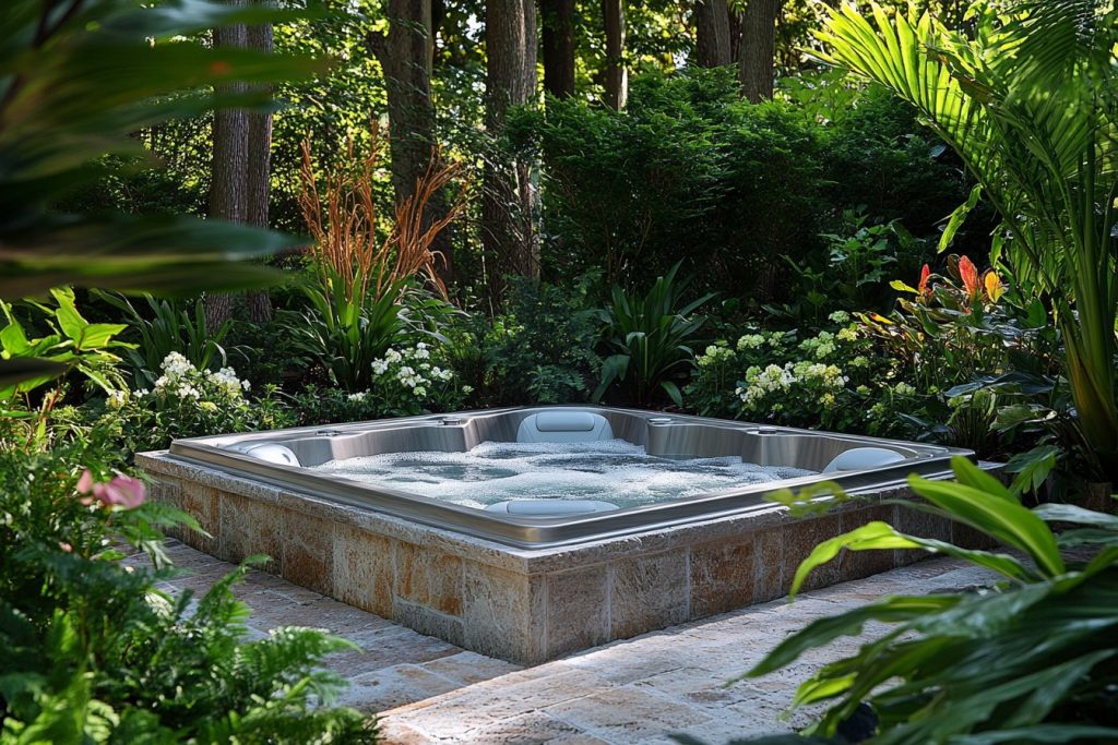 Les meilleures solutions pour intégrer un spa dans un petit jardin