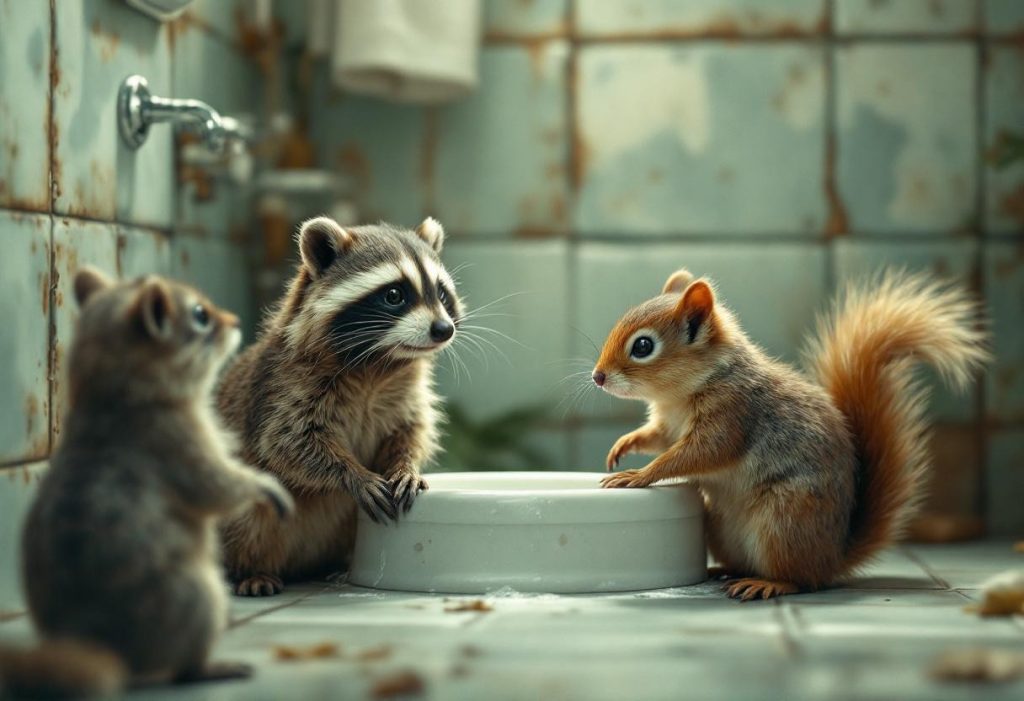 Les animaux s’invitent dans vos toilettes : quand la nature frappe à la porte de votre intimité