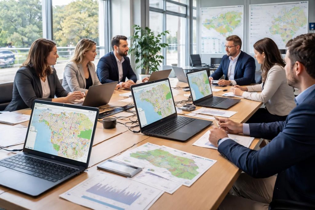Solutions cartographiques avec ArcGIS, QGIS et MapInfo pour collectivités Ouest France