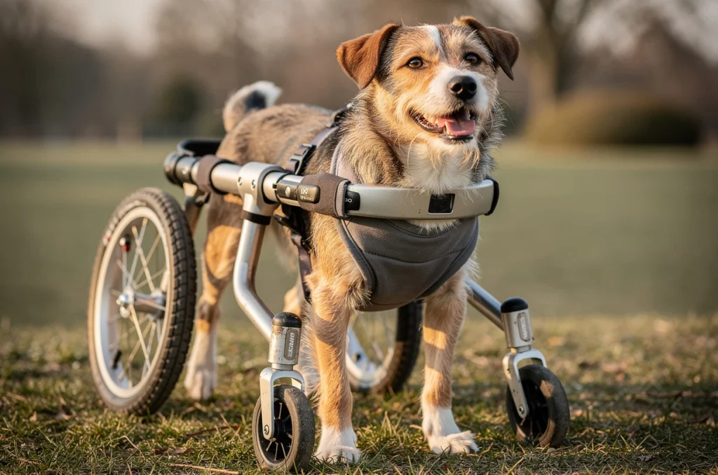 Le fauteuil roulant, une révolution dans la vie des chiens handicapés