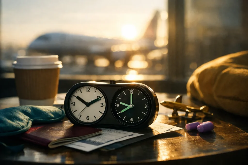 Le décalage horaire et le corps : ce que dit la chronobiologie