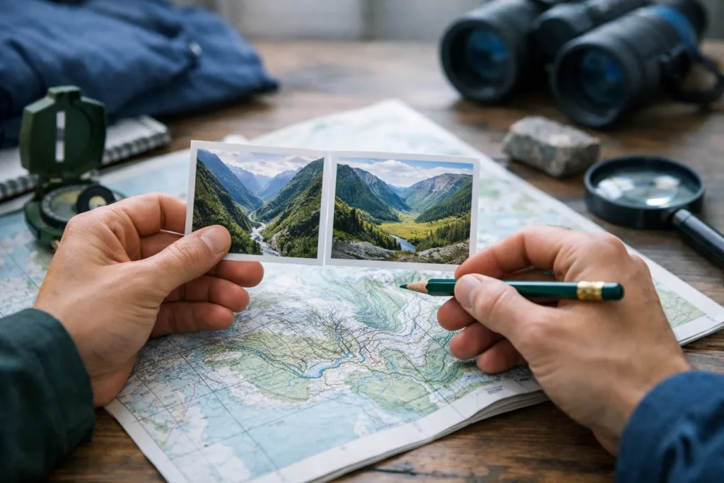 Vallée en V ou en U : lire la forme d’un relief sur le terrain